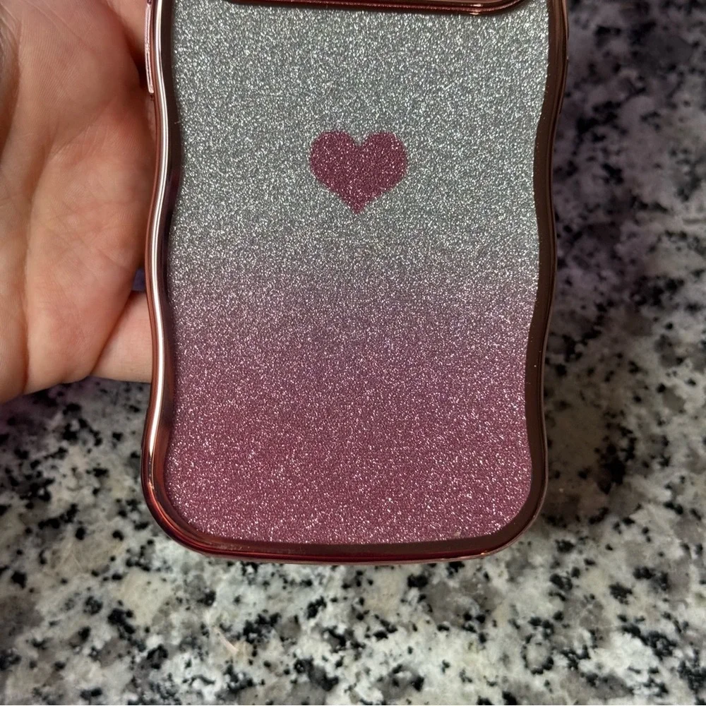 Bundle of 3 Elegant Pink Glitter Phone Case for iPhone 14